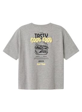 T-Shirt Name It Tibilbo grau für Jungen