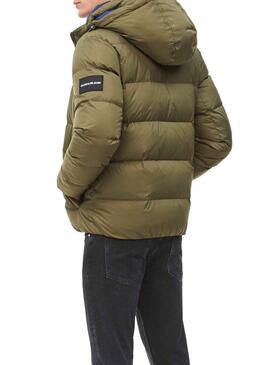 Daunenjacke Calvin Klein Hooded Grün Für Herren