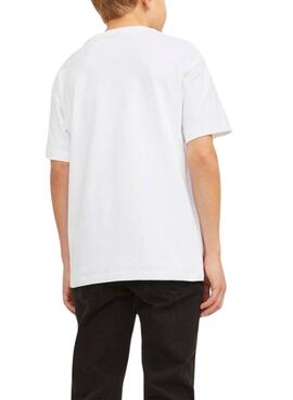 T-shirt Jack and Jones Caleb weiß für Jungen
