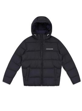 Daunenjacke Calvin Klein Hooded Black Für Herren