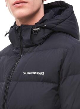 Daunenjacke Calvin Klein Hooded Black Für Herren