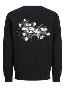 Jack and Jones Hawaii Hoodie in Schwarz für Herren.