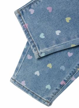 Jeans Name It Bella Hearts für Mädchen.