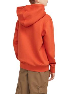 Kapuzenpullover Jack and Jones Vesterbro Orange Kinder