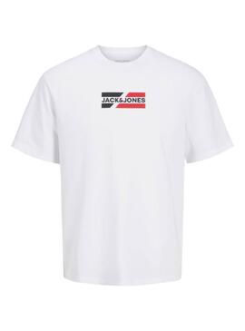 T-shirt Jack and Jones Corp weiß für Herren