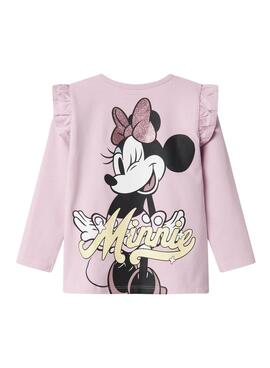 T-shirt Name It Desire Minnie rosa für Mädchen