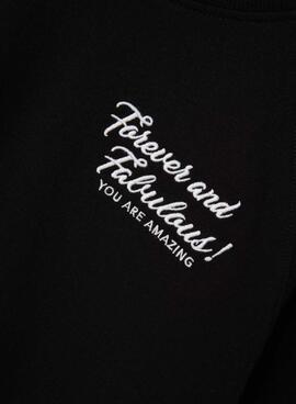 Sweatshirt Name It Tomak Schwarz für Mädchen.