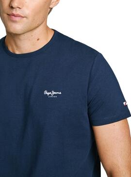 T-Shirt Pepe Jeans Original Basic Marine für Männer