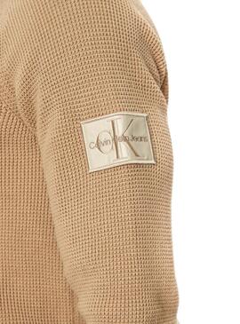 Pullover Calvin Klein Jeans Easy in Beige für herren