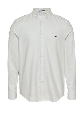 Hemd Tommy Jeans Stripe Oxford weiß für Herren