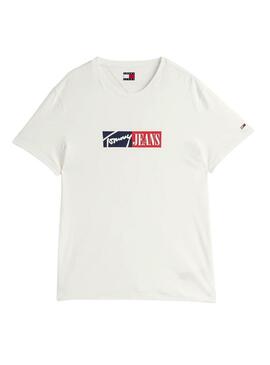 Tommy Jeans Entry Graphic T-Shirt in beige für Herren.