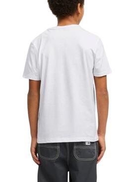 T-Shirt Jack and Jones Simon in Weiß für Kinder