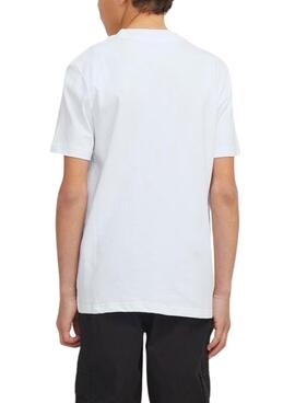 T-shirt Jack and Jones Beau in weiß für Kinder.