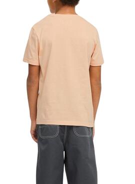 T-shirt Jack and Jones Simon orange für Jungen.