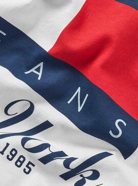 T-shirt Tommy Jeans Heritage weiß für Herren