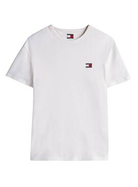 T-shirt Tommy Jeans Badge beige für Herren