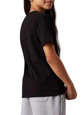 T-shirt Calvin Klein Jeans Monologo schwarz Kinder.
