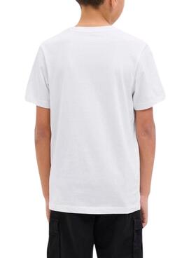 T-shirt Jack and Jones Palm weiß für Kinder.