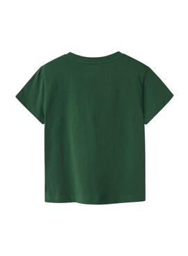 T-shirt Name It Brett in Grün für Jungen.