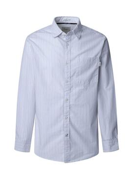 Hemd Pepe Jeans Adison weiß für Männer