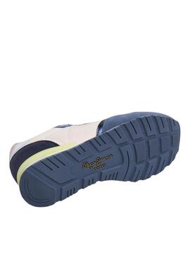 Turnschuhe Pepe Jeans Brit Camp blau für Damen