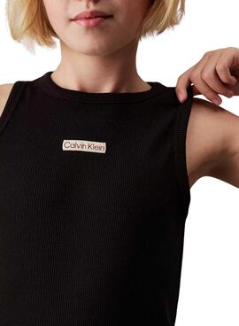 Tank Top von Calvin Klein in Schwarz für Mädchen.