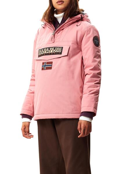 Uitgaan orgaan lijst Jacke Napapijri Rainforest Winter Pink Damen