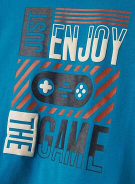 T-shirt Name It Gamer blau für Jungen