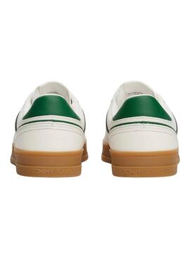 Turnschuhe Tommy Jeans The Greenwich aus weißem Leder für Herren