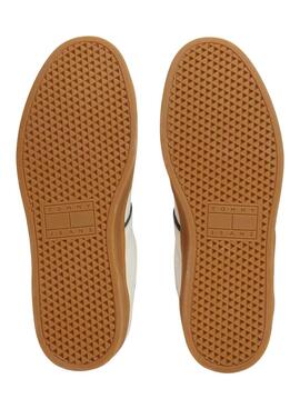 Turnschuhe Tommy Jeans The Greenwich aus weißem Leder für Herren