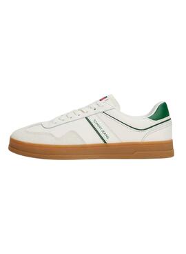 Turnschuhe Tommy Jeans The Greenwich aus weißem Leder für Herren