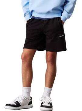 Bermudas Calvin Klein New Inst Logo schwarz