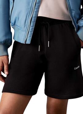 Bermudas Calvin Klein New Inst Logo schwarz