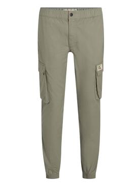 Hose Calvin Klein Cargo in Grün für Herren.