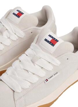 Turnschuhe Tommy Jeans Skate grau für Damen