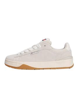 Turnschuhe Tommy Jeans Skate grau für Damen