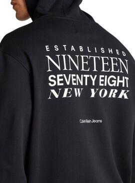 Sweatshirt  Calvin Klein Typ Schwarz für Herren