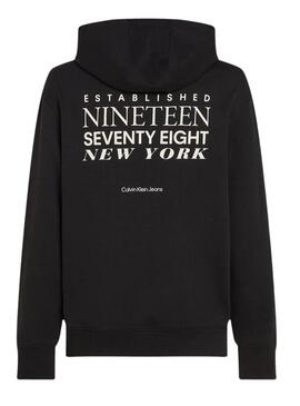Sweatshirt  Calvin Klein Typ Schwarz für Herren