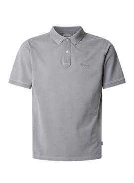 Polo Pepe Jeans New Oliver grau für Herren