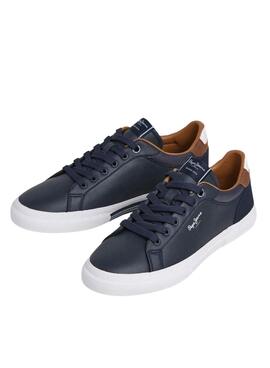 Turnschuhe Pepe Jeans Kenton Court blau für Herren