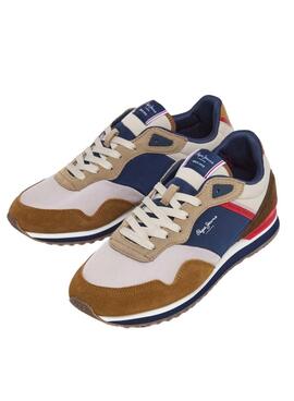 Sneaker Pepe Jeans London Life braun für Herren