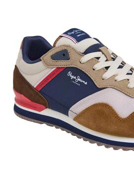 Sneaker Pepe Jeans London Life braun für Herren