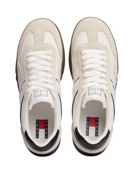 Turnschuhe Tommy Jeans Greenwich in Weiß und Schwarz für Herren.