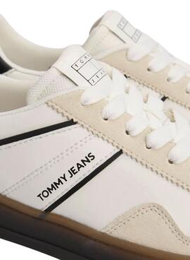 Turnschuhe Tommy Jeans Greenwich in Weiß und Schwarz für Herren.