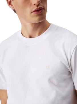 T-Shirt Calvin Klein Heavy in Weiß für Herren