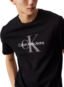T-Shirt Calvin Klein Hero in Schwarz für Herren