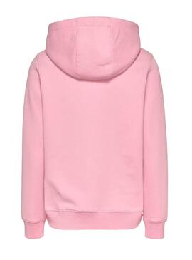 Sweatshirt Tommy Jeans Ess Logo Pink für Damen