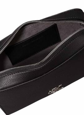Umhängetasche Calvin Klein Jeans Kamera schwarz für Damen.