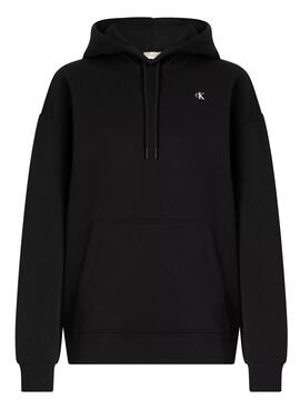 Sudadera Calvin Klein Jeans Script Schwarz für Damen