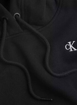 Sudadera Calvin Klein Jeans Script Schwarz für Damen